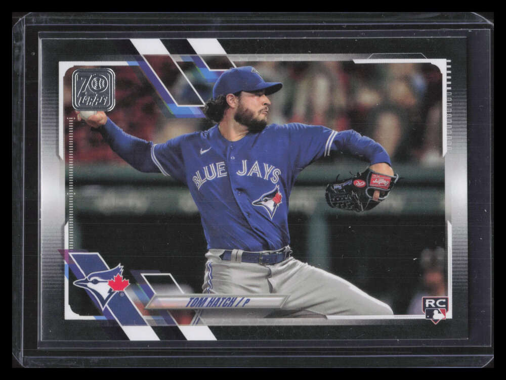 2021 Topps Black 556 Tom Hatch Rookie 25/70