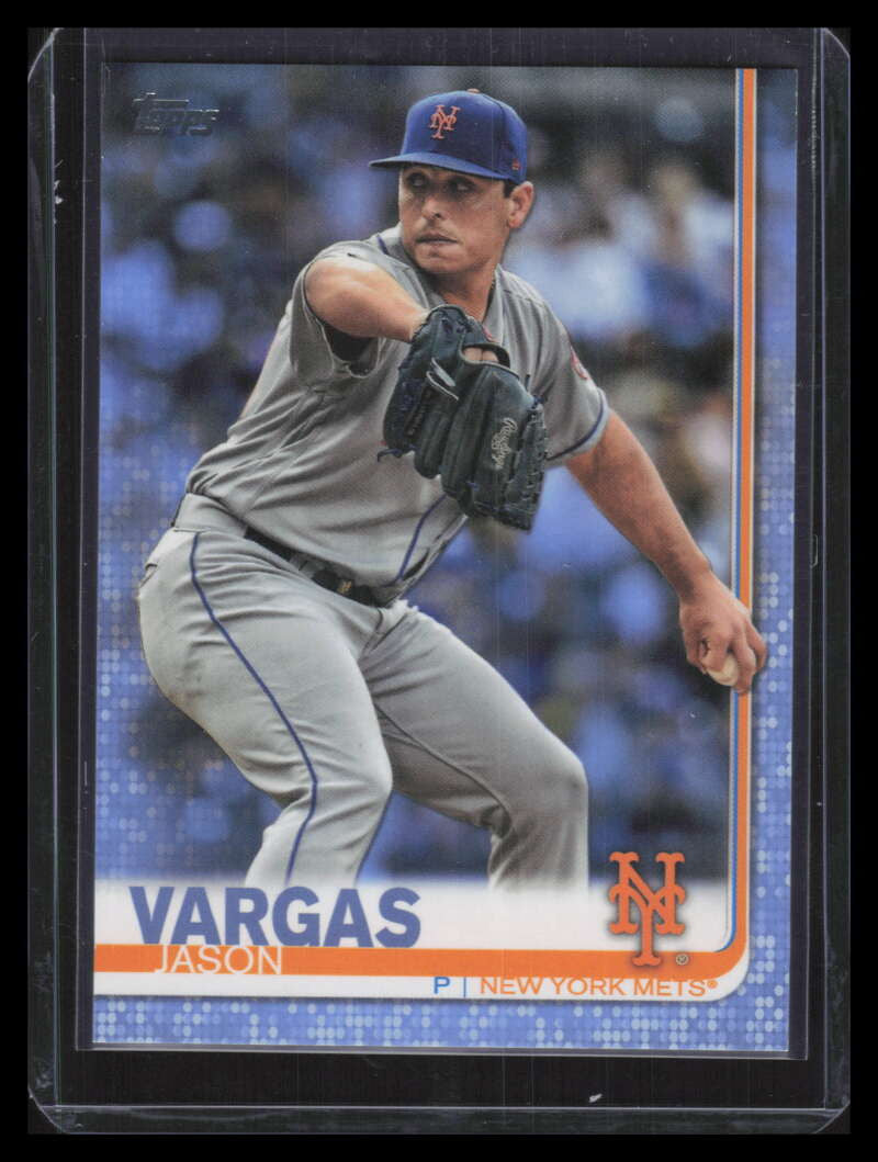 2019 Topps Father's Day Blue 418 Jason Vargas 13/50