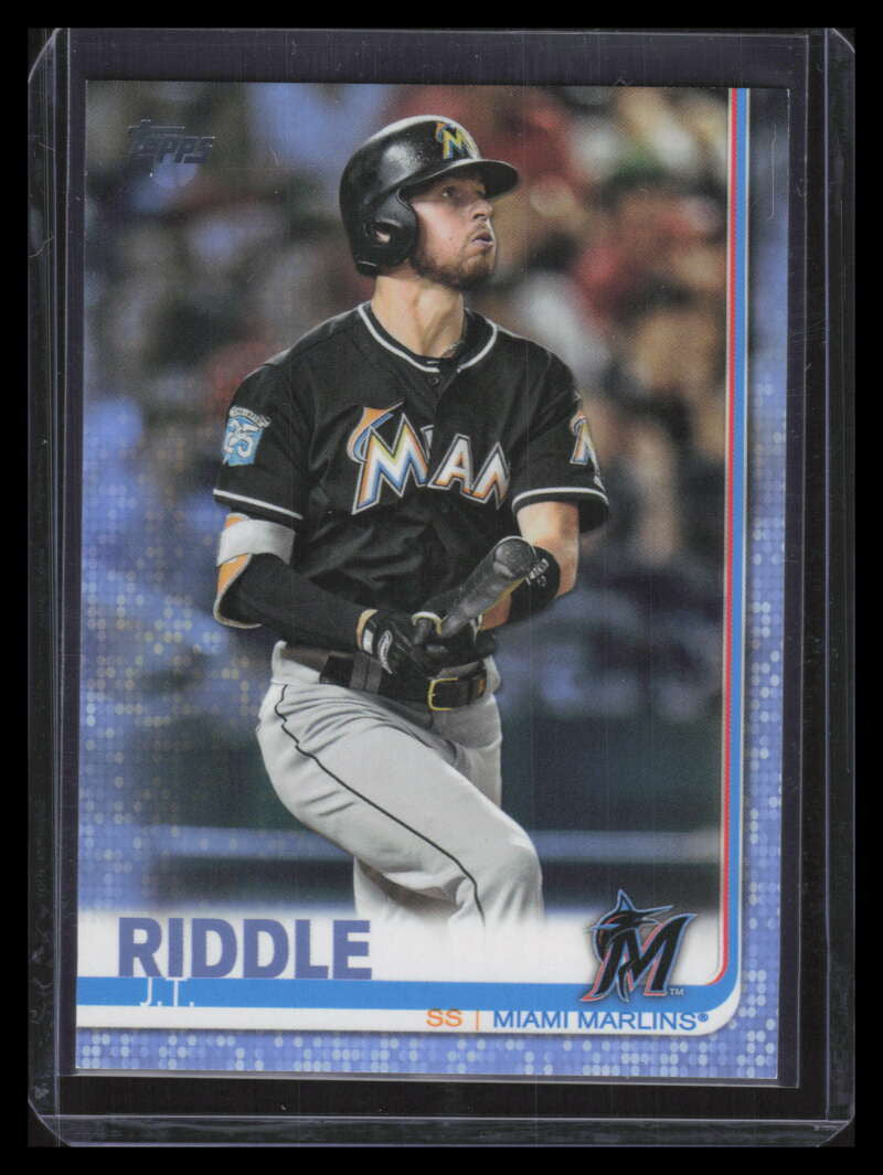 2019 Topps Father's Day Blue 607 J. T. Riddle 22/50