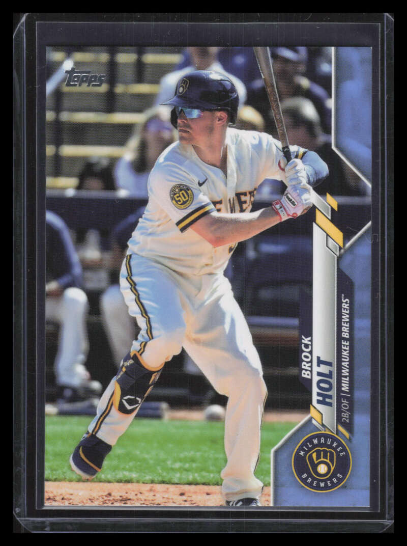 2020 Topps Update Father's Day Blue u176 Brock Holt 40/50