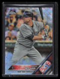 2016 Topps Chrome Blue Wave Refractor 22 Brian McCann 20/75