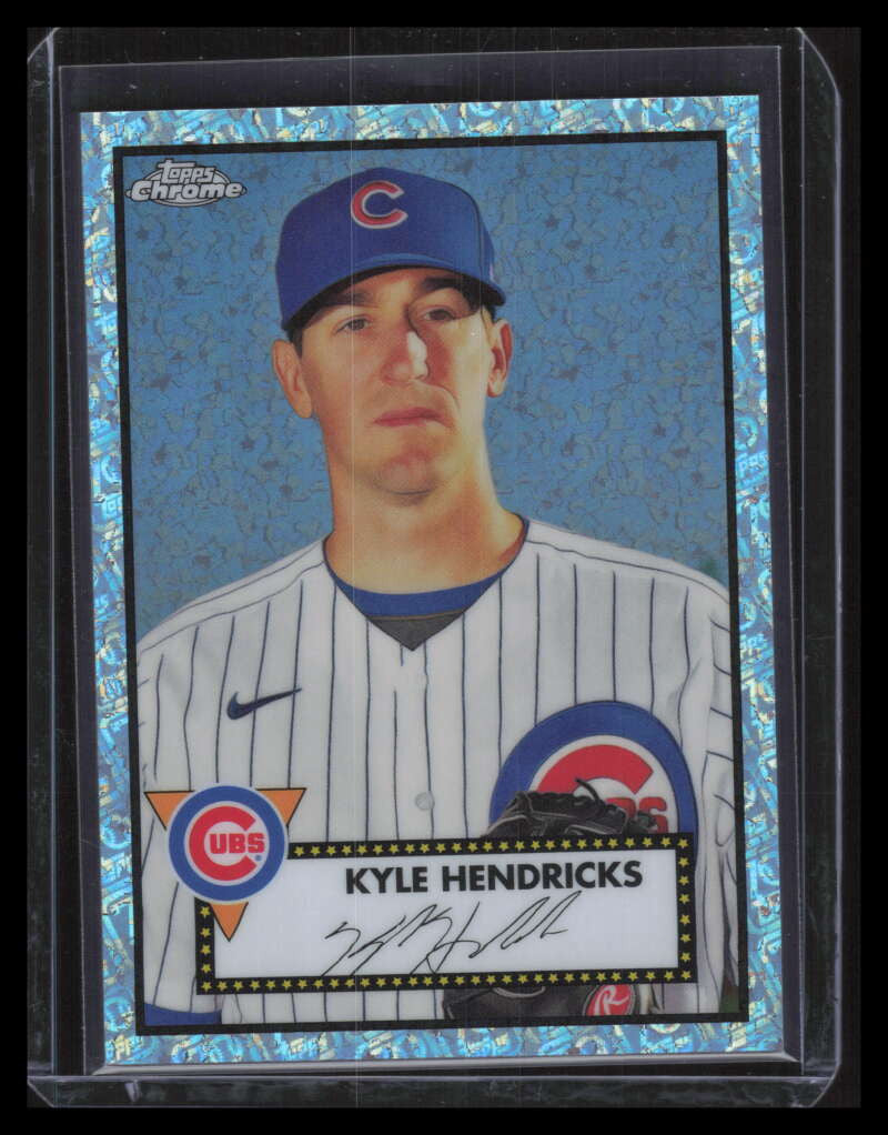 SOLD 129384 2021 Topps Chrome Platinum Mini Diamond 70th Refractor 364 Kyle Hendricks 24/70