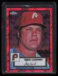 2021 Topps Chrome Platinum Red Atomic Refractor 574 Greg Luzinski 68/100