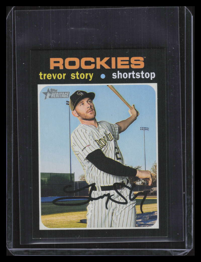 2020 Topps Heritage Mini 350 Trevor Story 62/100