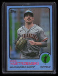 2021 Topps Archives Blue Foil 123 Mike Yastrzemski 23/25