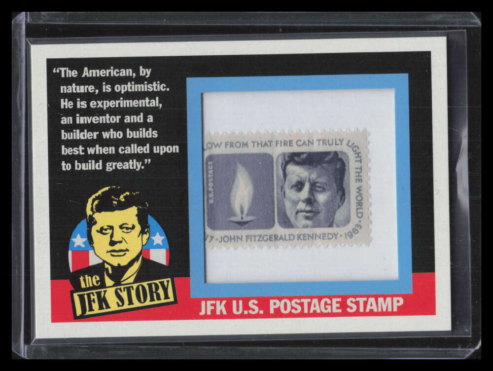 2012 Topps Heritage JFK Stamp Collection The America John F Kennedy Stamp 52/63
