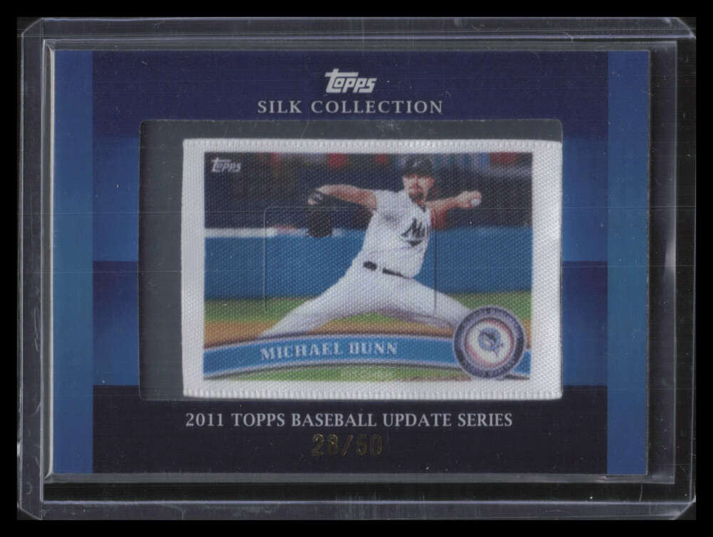 2011 Topps Silk Collection Update 284 Michael Dunn 28/50