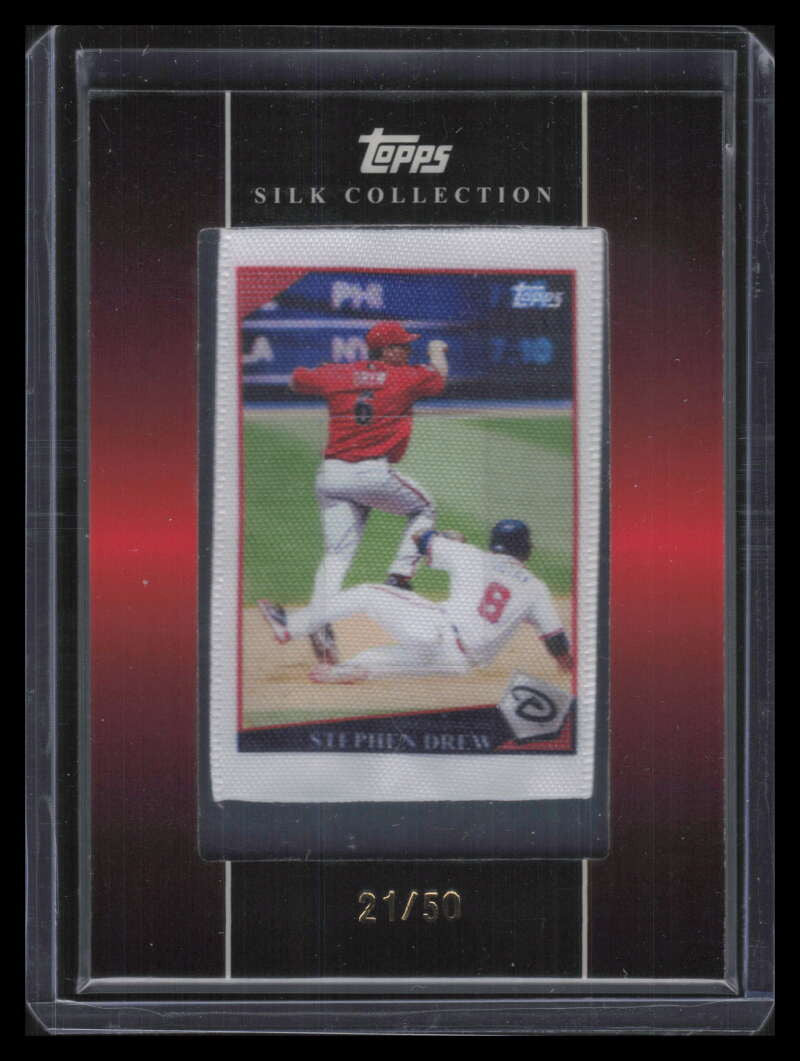 2009 Topps Silk Collection s123 Stephen Drew 21/50