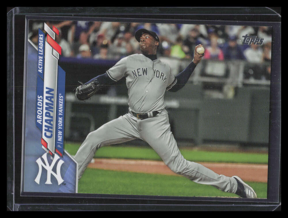 2020 Topps Update Father's Day Blue u249 Aroldis Chapman 16/50