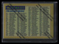 1996 Finest 191 Checklist G Gold Rare