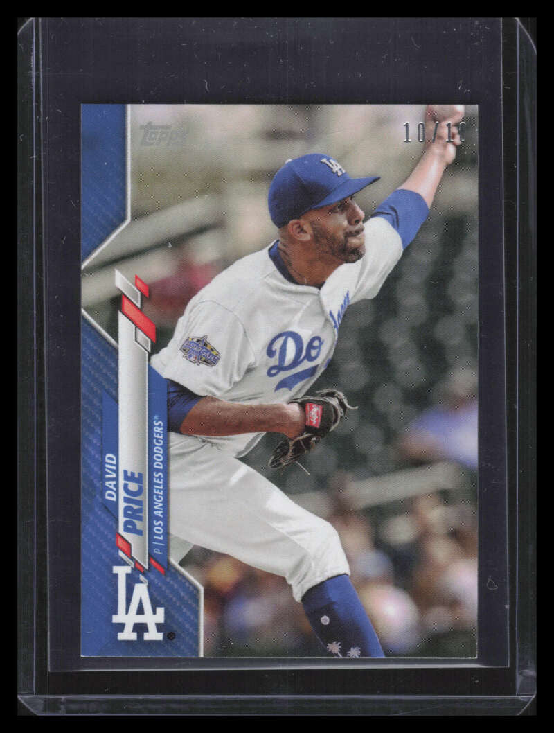 2020 Topps On Demand Mini Update Blue u100 David Price 10/10