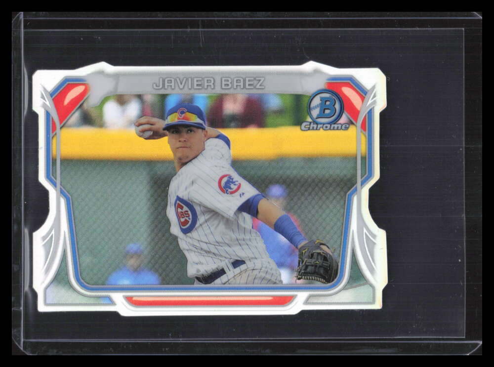 2014 Bowman Chrome Mini Die-Cut Refractor MCJB Javier Baez Rookie 77/150