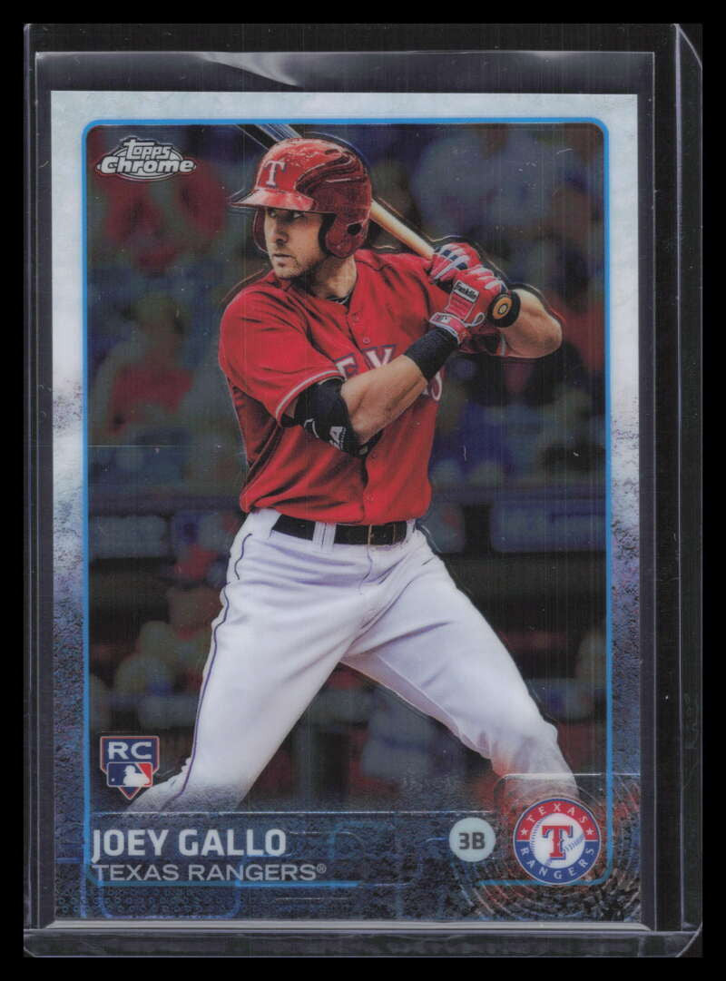 2015 Topps Chrome 204 Joey Gallo Rookie SP F00299