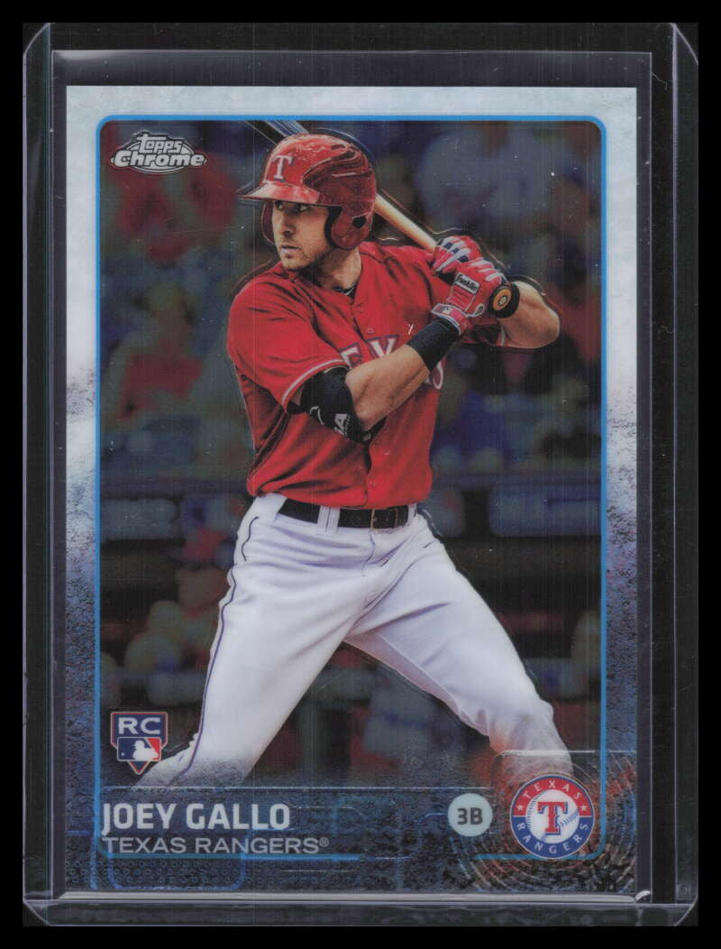 2015 Topps Chrome 204 Joey Gallo Rookie SP F00300