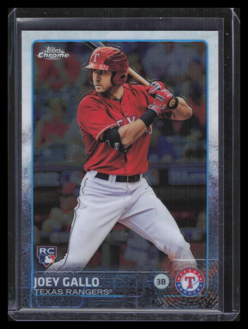 2015 Topps Chrome 204 Joey Gallo Rookie SP F00301
