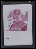 2011 Bowman Draft Prospects Printing Plate Magenta Carl Thomore Rookie 1/1