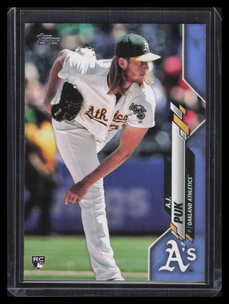 2020 Topps Father's Day Blue 251 A. J. Puk Rookie 21/50