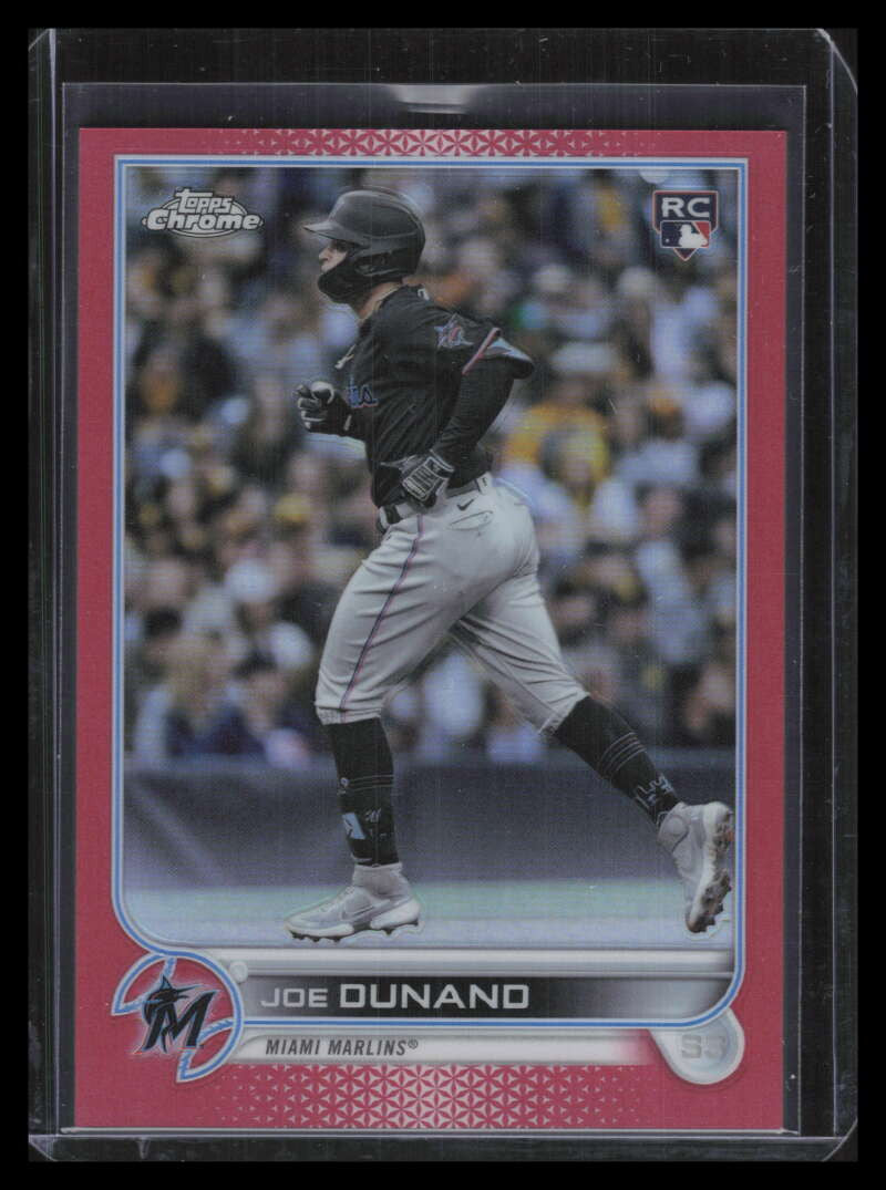 2022 Topps Chrome Update Red Refractor usc192 Joe Dunand Rookie 1/25