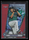 2019 Bowman's Best Red Refractor 10 Yusei Kikuchi Rookie 4/10