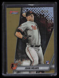 2019 Bowman's Best Gold Refractor 55 John Means Rookie 38/50
