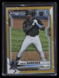 2021 Bowman Chrome Gold Refractor 35 Jesus Sanchez Rookie 49/50