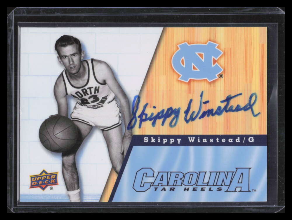 2010-11 Upper Deck North Carolina Autographs 7 Skippy Winstead Auto