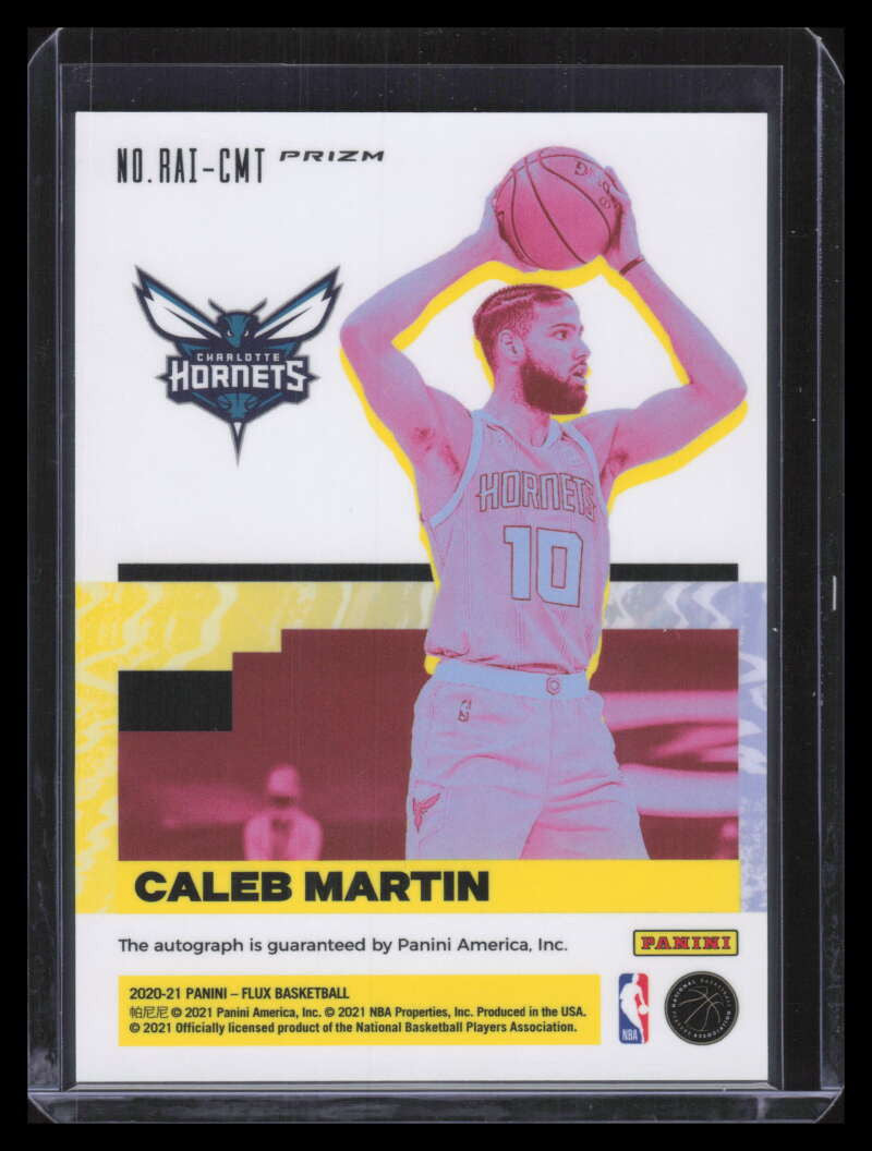 DELETE 129718 2020-21 Panini Flux Rookie Influx Autographs Silver 4 Caleb Martin Rookie Auto
