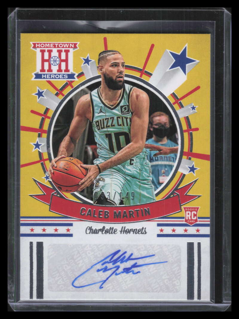 DELETE 129723 2020-21 Chronicles Hometown Heroes Autographs 27 Caleb Martin Rookie Auto 93/149