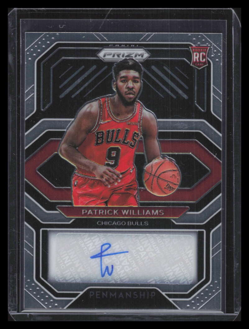 DELETE 129725 2020-21 Panini Prizm Rookie Penmanship 50 Patrick Williams Rookie Auto