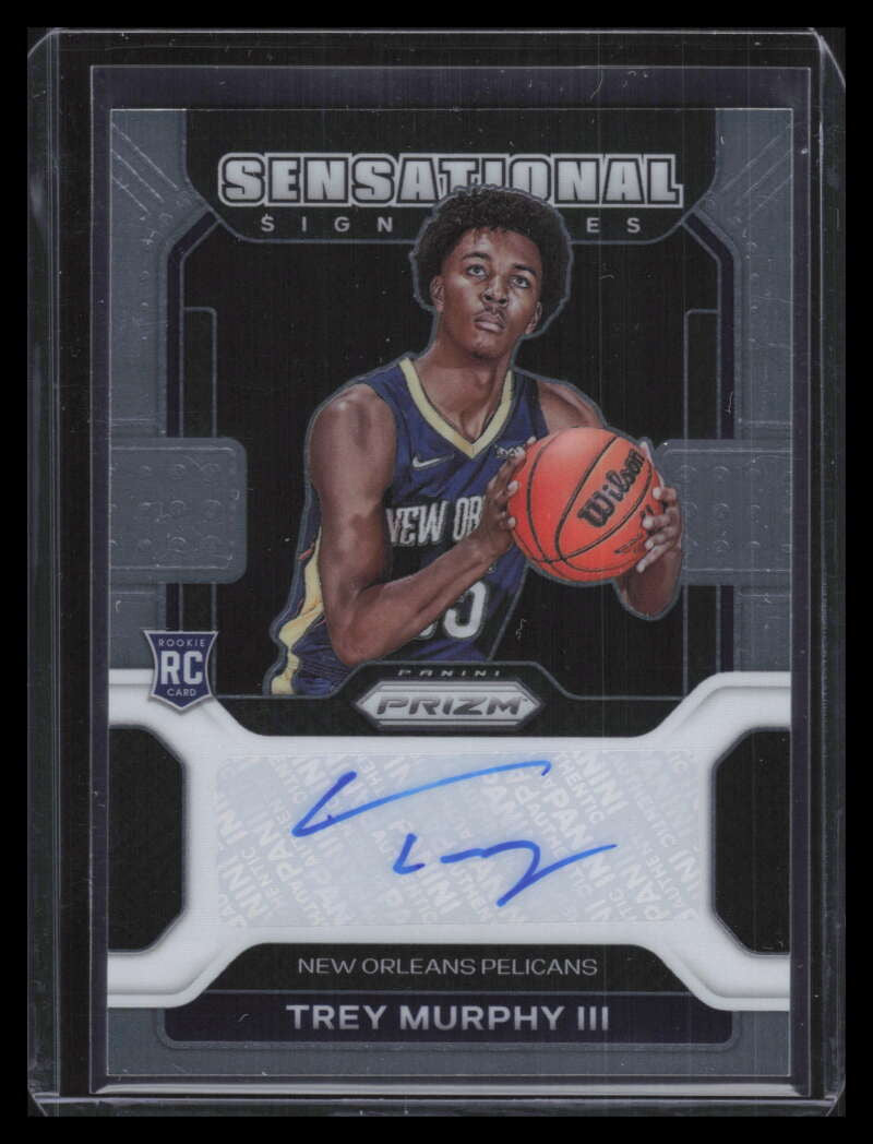 DELETE 129727 2021-22 Panini Prizm Sensational Signatures 67 Trey Murphy III Rookie Auto