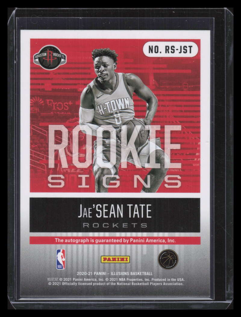 DELETE 129729 2020-21 Panini Illusions Rookie Signs Orange 21 Jae'Sean Tate Rookie Auto 9/10