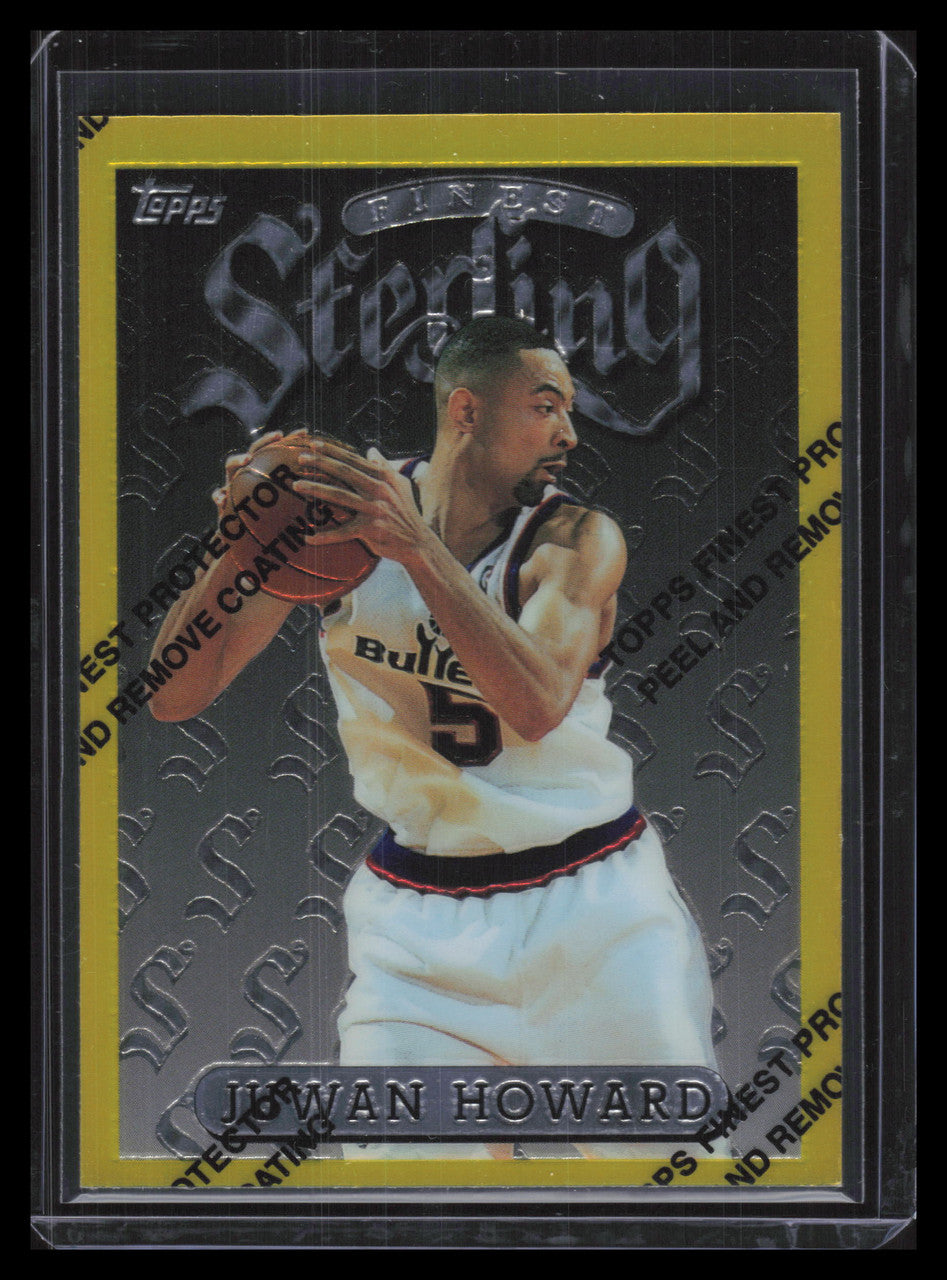 1996-97 Finest 140 Juwan Howard Gold Rare