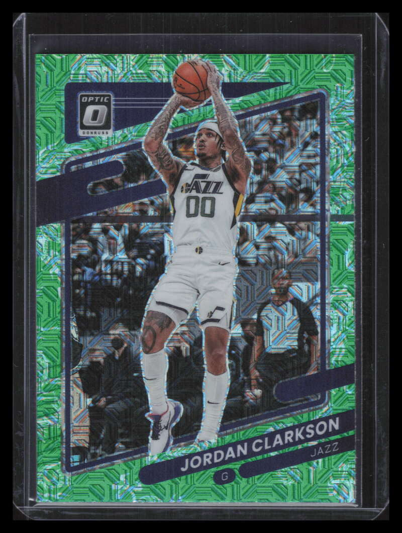 2021-22 Donruss Optic Choice Dragon Refractor 86 Jordan Clarkson