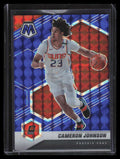 2020-21 Panini Mosaic Mosaic Blue Refractor 172 Cameron Johnson 40/99