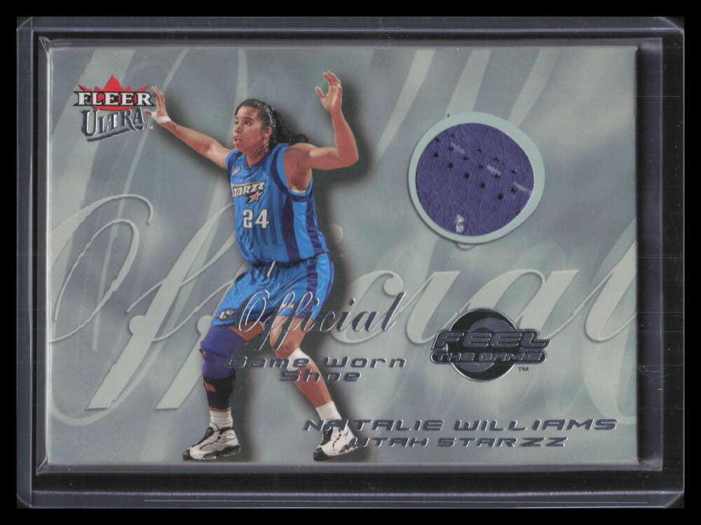 2000 Ultra WNBA Feel the Game 16 Natalie Williams Game Worn Shoe