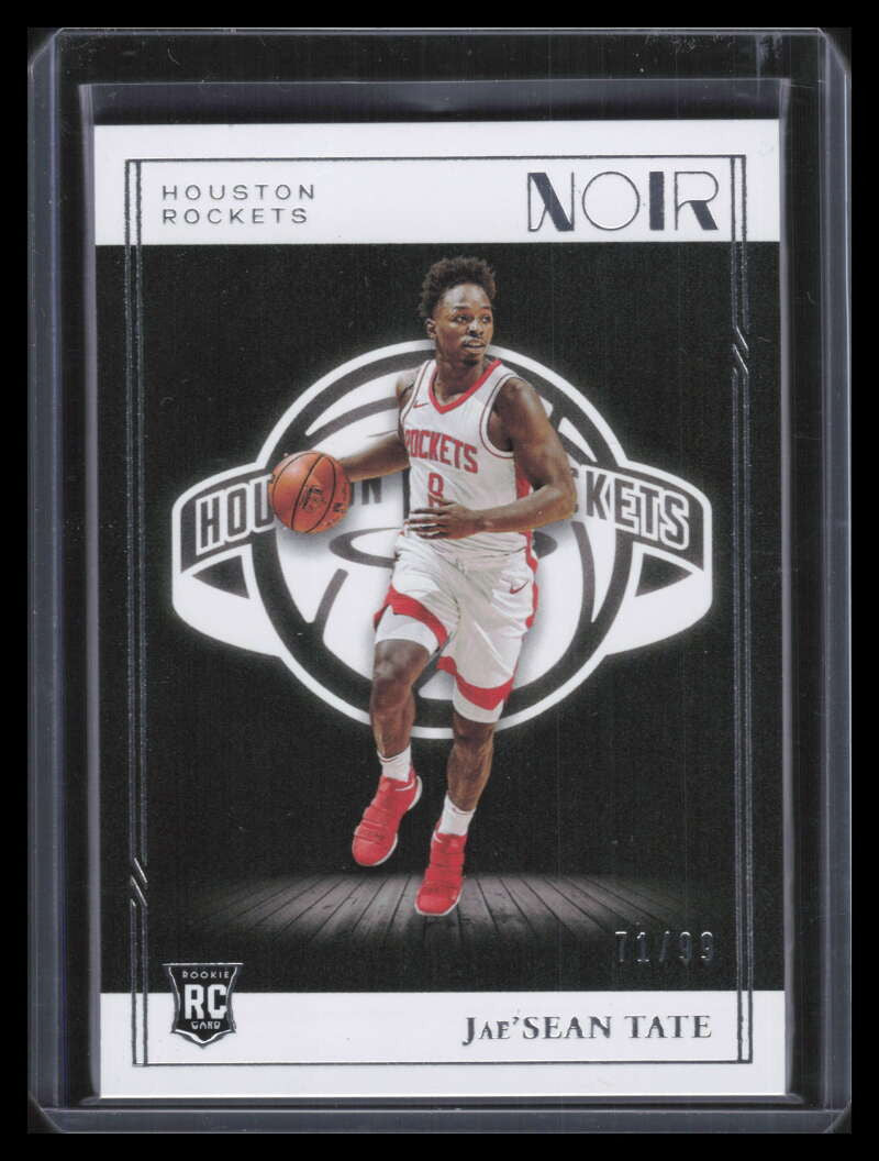 2020-21 Panini Noir 156 Jae'Sean Tate A Rookie 71/99 Association Edition