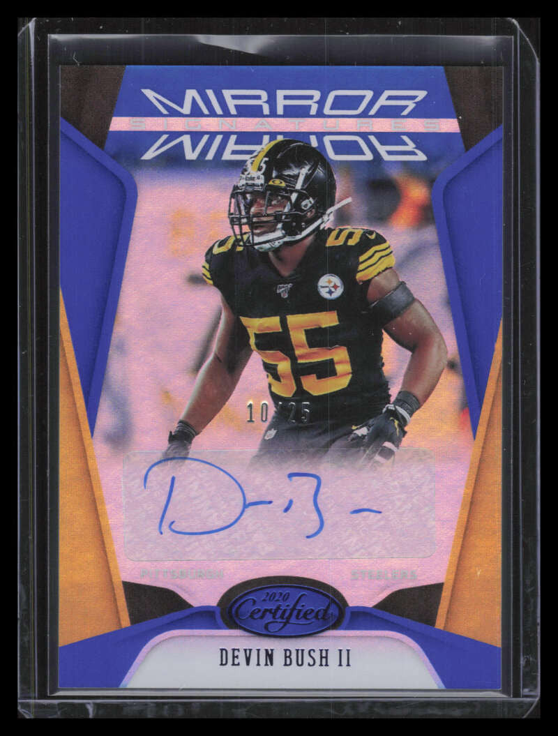 2020 Certified Signatures Mirror Blue 7 Devin Bush Auto 10/25