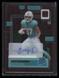 2022 Clearly Donruss Rated Autographs Red 89 Erik Ezukanma Rookie Auto 27/49