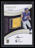 2016 Immaculate Collection Gold 140 Moritz Bohringer Rookie Patch Auto 23/25