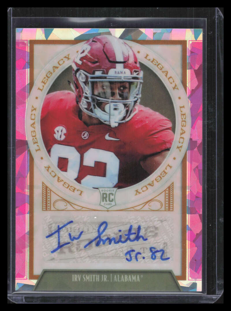 2019 Panini Legacy Premium Penmanship Diamond 170 Irv Smith Jr. Rookie Auto 1/10