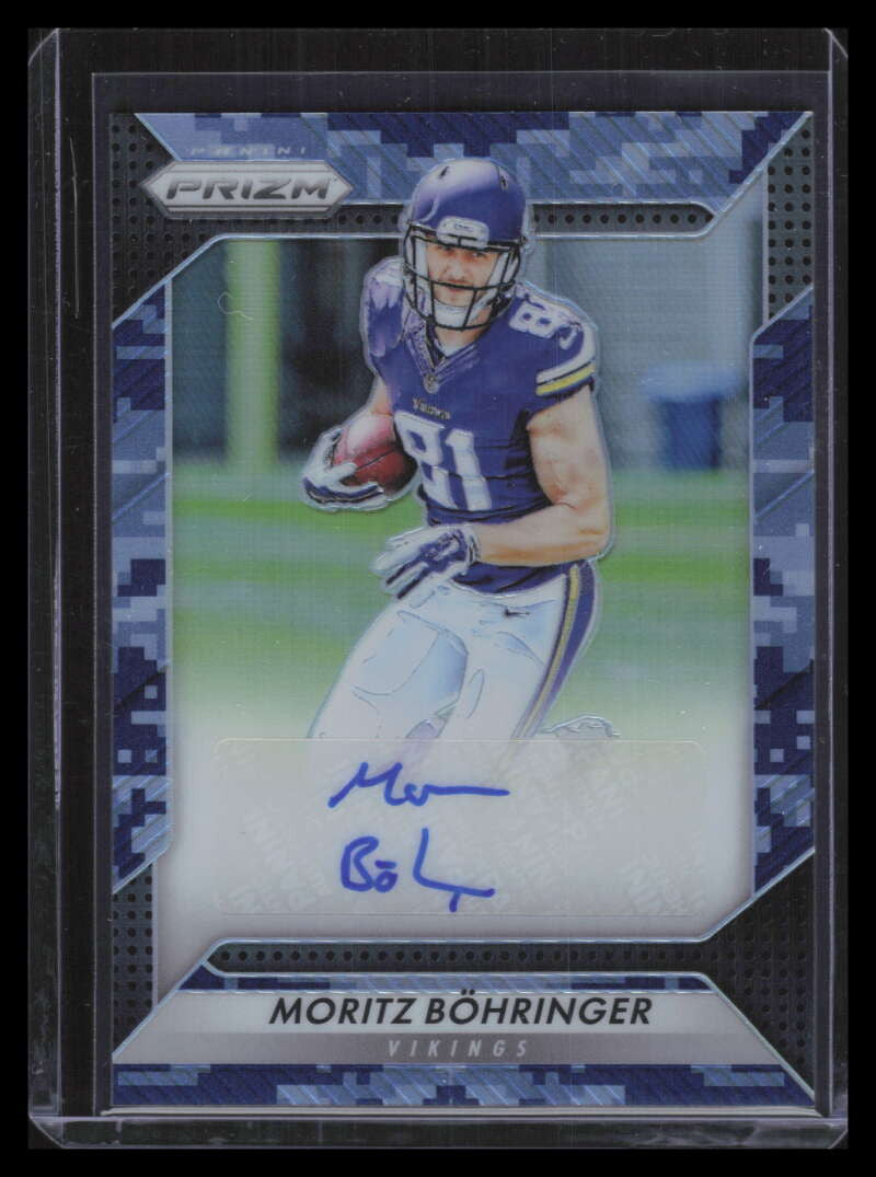 SOLD 129867 2016 Panini Prizm Autographs Prizms Camo 59 Moritz Bohringer Rookie Auto 7/25