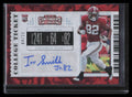 2019 Panini Contenders Draft Picks Cracked Ice 138b Irv Smith Rookie Auto 4/23