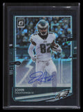 DELETE 129877 2020 Donruss Optic Autographs Black Pandora 128 John Hightower Rookie Auto 10/25