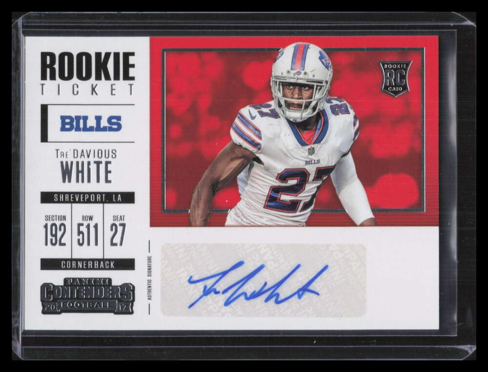 2017 Panini Contenders 265 Tre'Davious White Rookie Auto