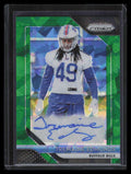 2018 Panini Prizm Autographs Green Crystals Tremaine Edmunds Rookie Auto 59/75
