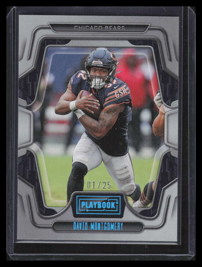 2022 Panini Playbook Platinum 54 David Montgomery 1/25