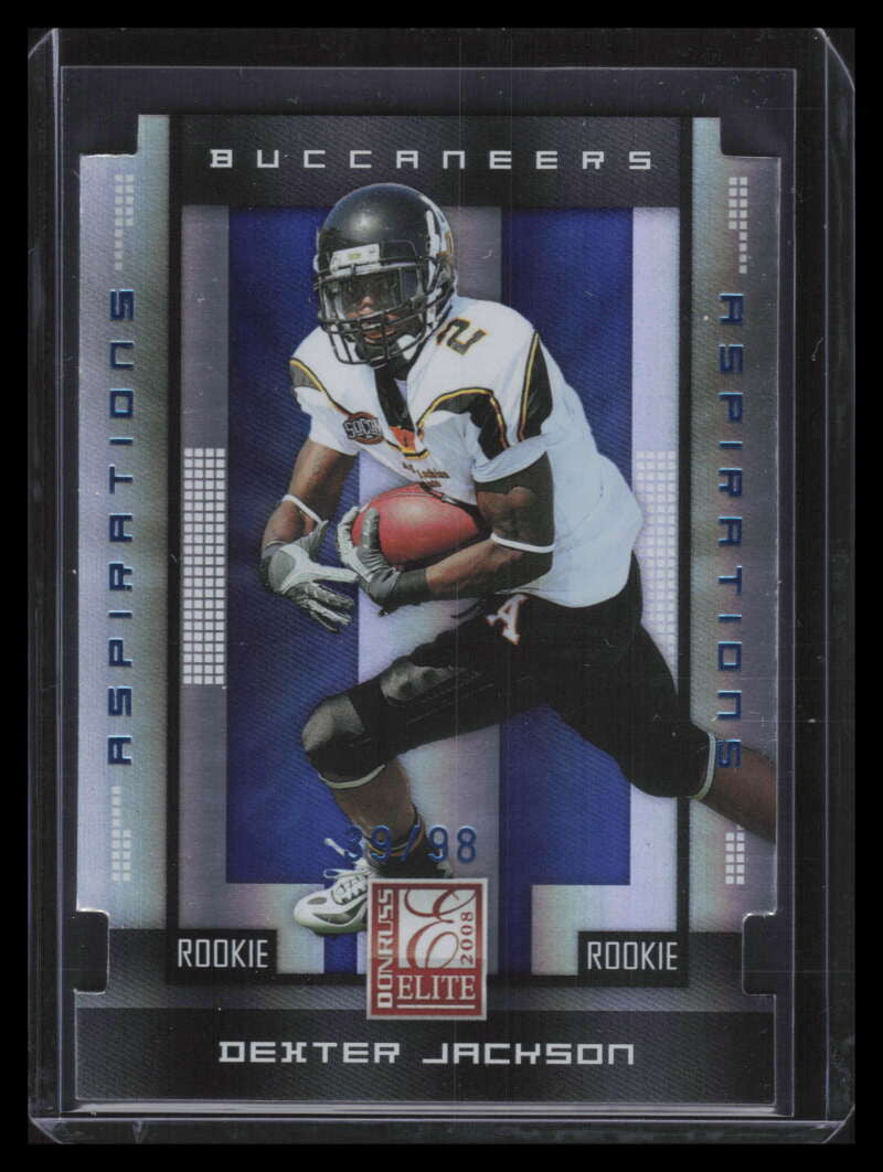 2008 Donruss Elite Aspirations 171 Dexter Jackson Rookie 39/98