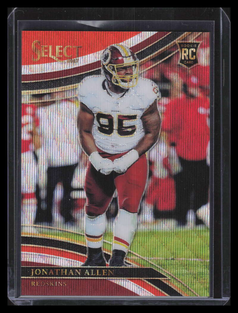 2017 Select Prizm Tri Color Refractor 278 Jonathan Allen Rookie 37/99