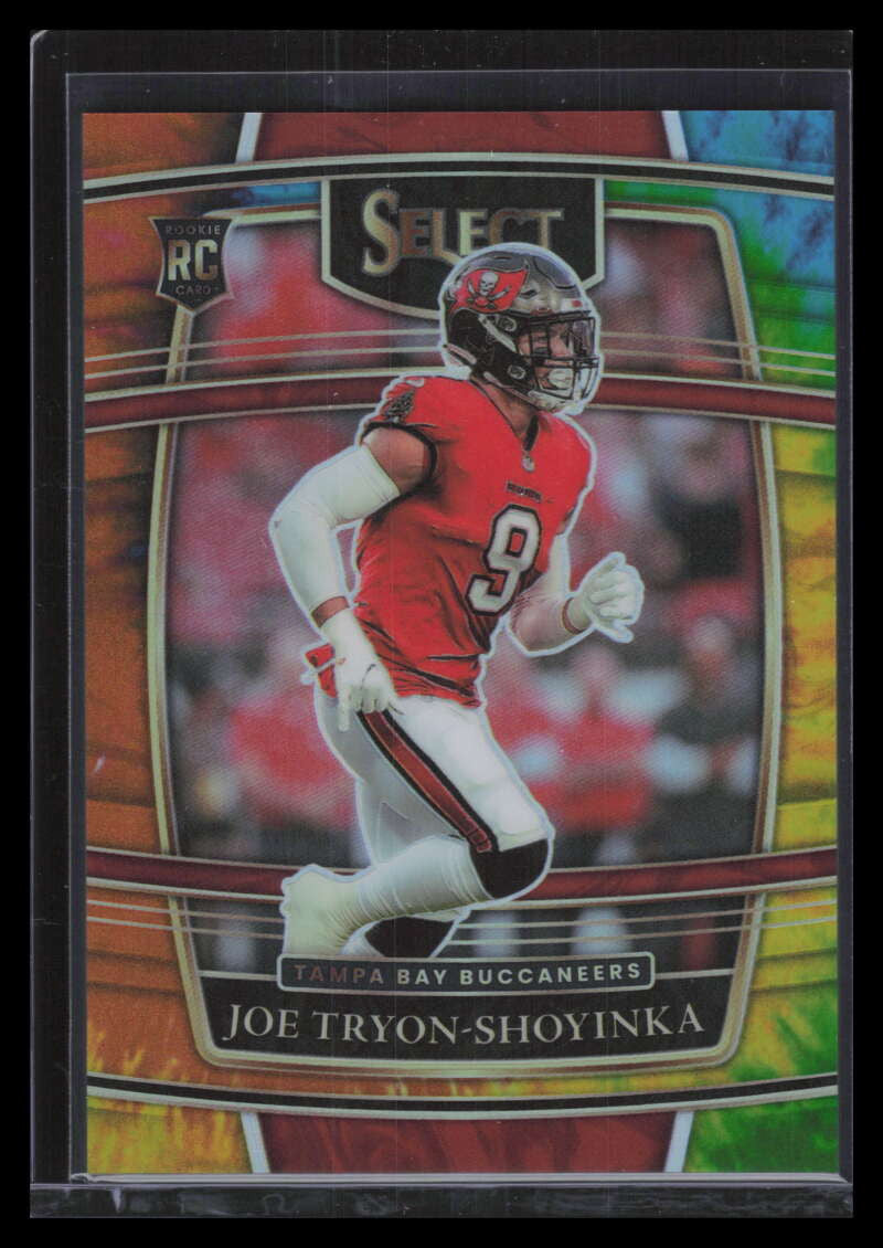 2021 Select Prizm Tie Dye Refractor 89 Joe Tryon-Shoyinka Rookie 8/25 Concourse