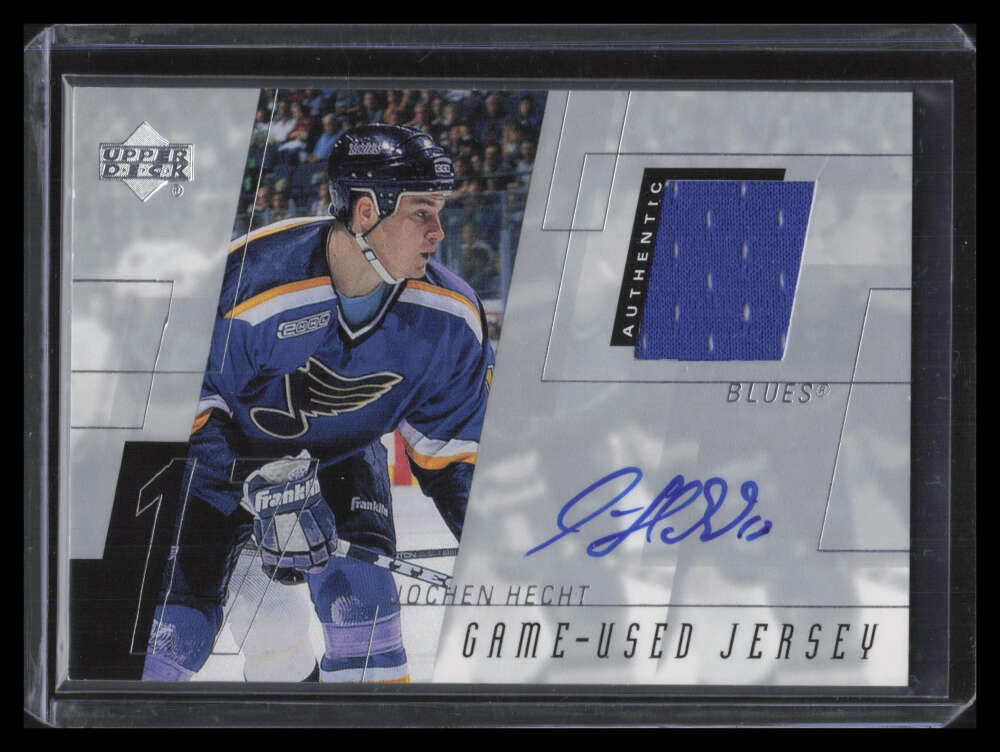 2000-01 Upper Deck Game Jersey Autographs HJH Jordan Hecht Jersey Auto
